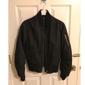 TopShop Black Bomber Jacket